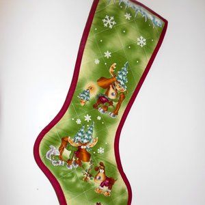 Handmade Whimsical The Christmas stocking